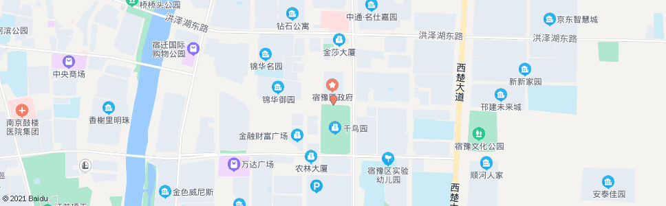 宿迁宿豫区政府_公交站地图_宿迁公交_妙搜公交查询2024