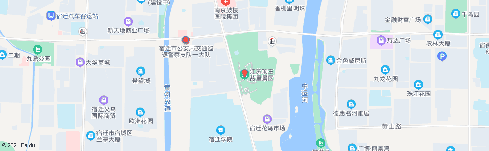 宿迁项王故里_公交站地图_宿迁公交_妙搜公交查询2024