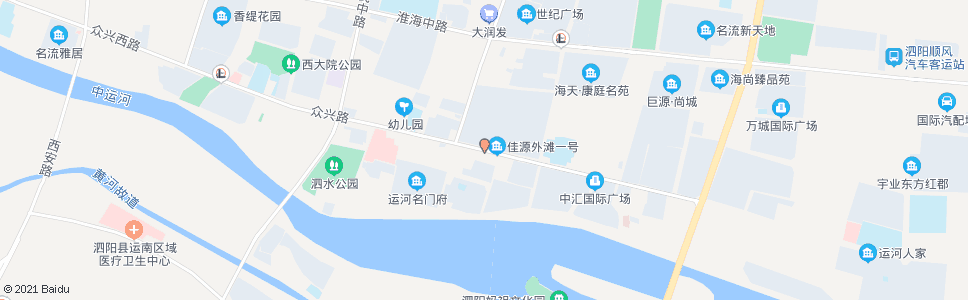 宿迁巴黎都市_公交站地图_宿迁公交_妙搜公交查询2024