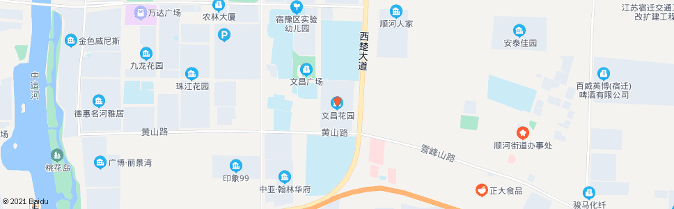 宿迁文昌花园_公交站地图_宿迁公交_妙搜公交查询2024