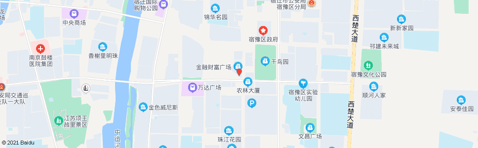 宿迁中国银行宿豫支行_公交站地图_宿迁公交_妙搜公交查询2024