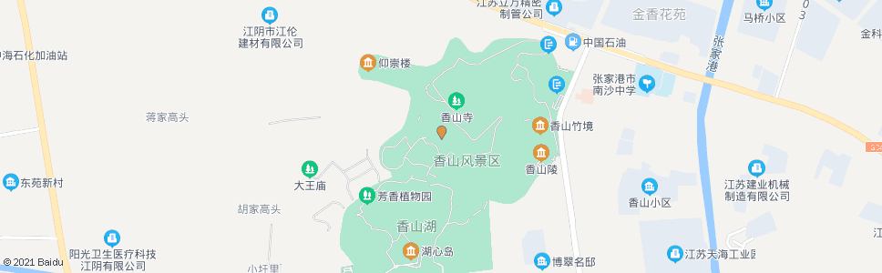 苏州香山风景区_公交站地图_苏州公交_妙搜公交查询2025