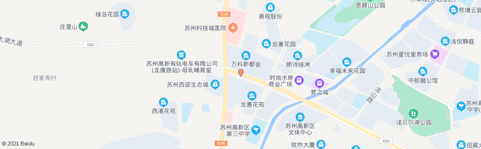 苏州下许_公交站地图_苏州公交_妙搜公交查询2024