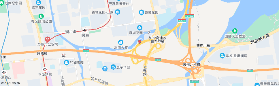 苏州潘级路_公交站地图_苏州公交_妙搜公交查询2025