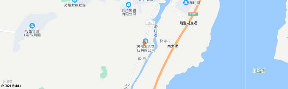 苏州白渡村_公交站地图_苏州公交_妙搜公交查询2024