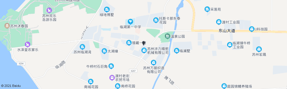 苏州银藏路东山大道西_公交站地图_苏州公交_妙搜公交查询2024