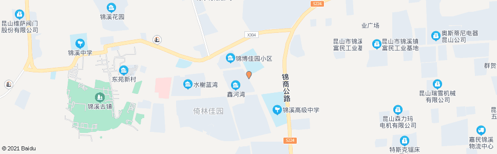 苏州锦溪小学_公交站地图_苏州公交_妙搜公交查询2024