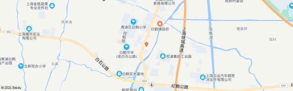 苏州外青松公路白鹤卫生院(招呼站)_公交站地图_苏州公交_妙搜公交查询2024