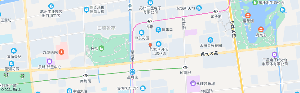 苏州琉璃街东沙湖路南_公交站地图_苏州公交_妙搜公交查询2025