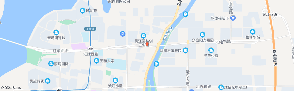 苏州九龙路江陵西路路口_公交站地图_苏州公交_妙搜公交查询2024