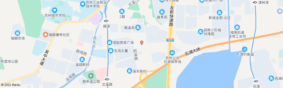 苏州吴山街溪秀路西_公交站地图_苏州公交_妙搜公交查询2024