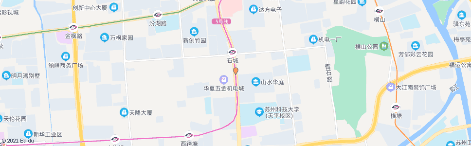 苏州长江路圆明路_公交站地图_苏州公交_妙搜公交查询2024