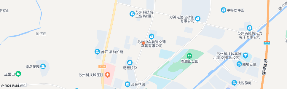 苏州金沙江路普陀山路南_公交站地图_苏州公交_妙搜公交查询2025