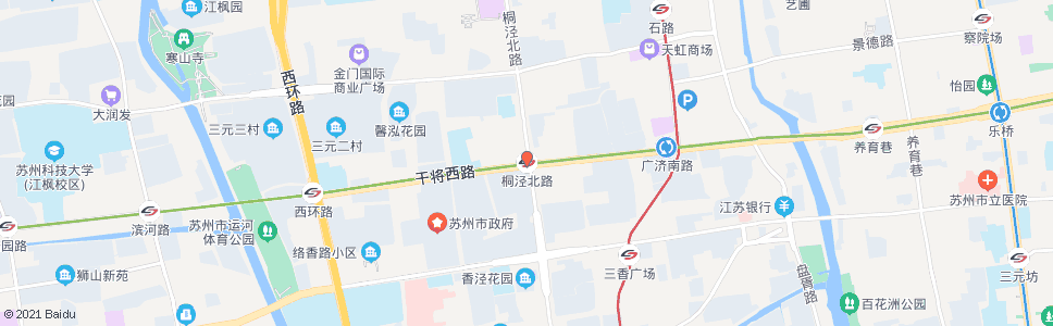 苏州桐泾北路站_公交站地图_苏州公交_妙搜公交查询2024