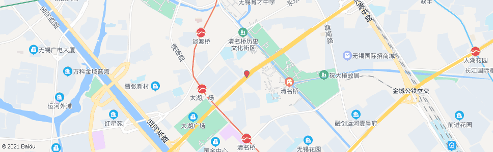 无锡通扬路(太湖大道)_公交站地图_无锡公交_妙搜公交查询2025
