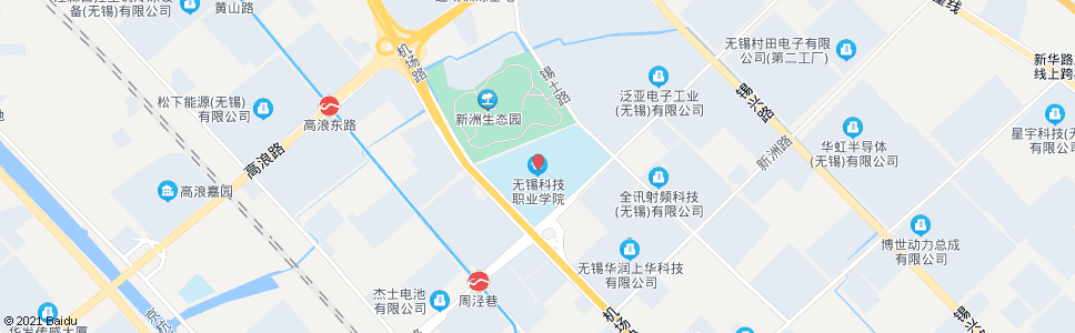 无锡科技职业学院(锡士路)_公交站地图_无锡公交_妙搜公交查询2024