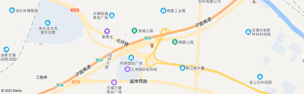 无锡南环路(西行)_公交站地图_无锡公交_妙搜公交查询2024