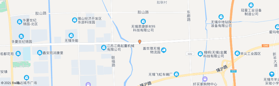 无锡鸿盛路(胶阳路)_公交站地图_无锡公交_妙搜公交查询2024