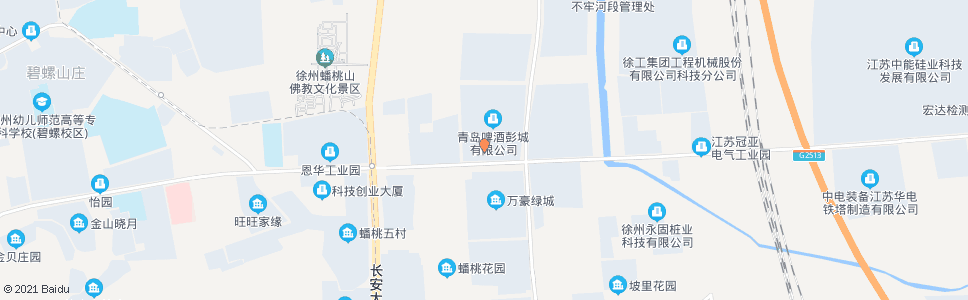 徐州青岛啤酒_公交站地图_徐州公交_妙搜公交查询2024