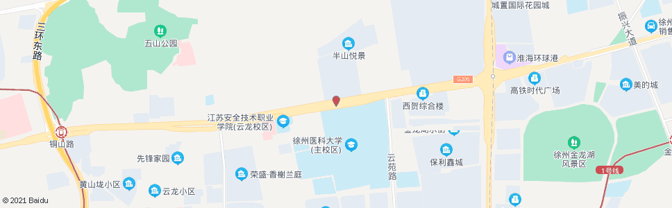 徐州医学院_公交站地图_徐州公交_妙搜公交查询2024