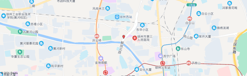 徐州爱牙医院(市三院)_公交站地图_徐州公交_妙搜公交查询2024