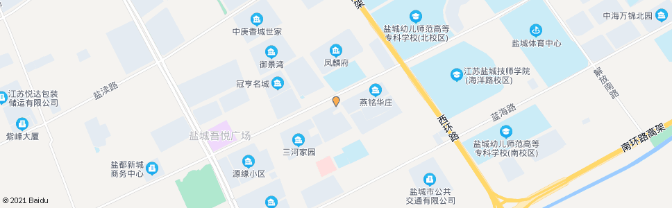 盐城海洋路神州路口_公交站地图_盐城公交_妙搜公交查询2024