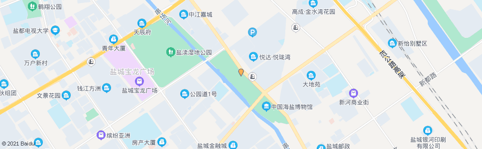 盐城水街北_公交站地图_盐城公交_妙搜公交查询2025