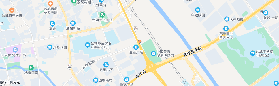 盐城范公路大庆东路口_公交站地图_盐城公交_妙搜公交查询2024