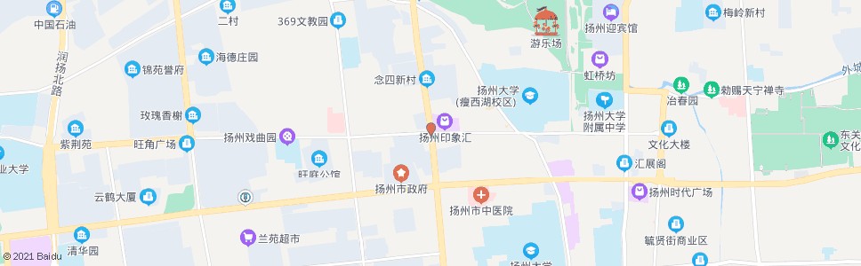 扬州梅庄新村_公交站地图_扬州公交_妙搜公交查询2024