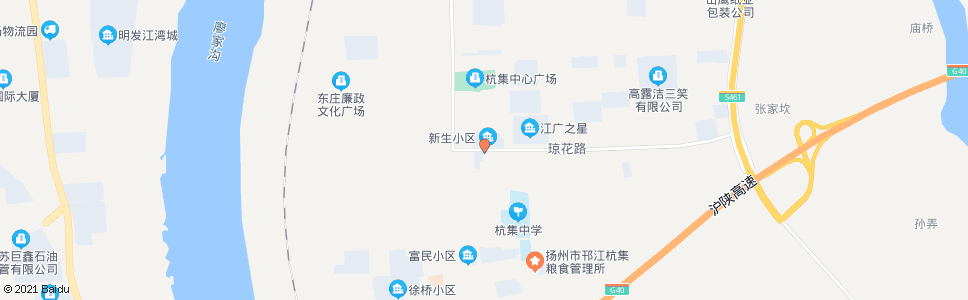 扬州五爱_公交站地图_扬州公交_妙搜公交查询2024