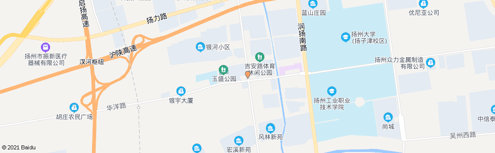 扬州吉安路_公交站地图_扬州公交_妙搜公交查询2024