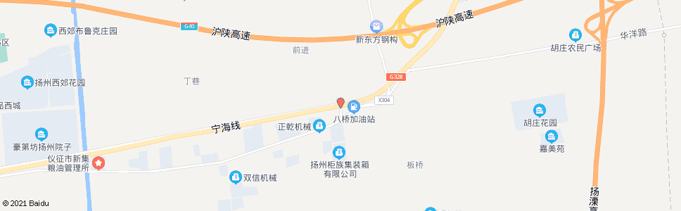 扬州八字桥_公交站地图_扬州公交_妙搜公交查询2024