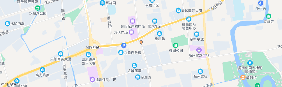 扬州邗江中路江阳中路_公交站地图_扬州公交_妙搜公交查询2024