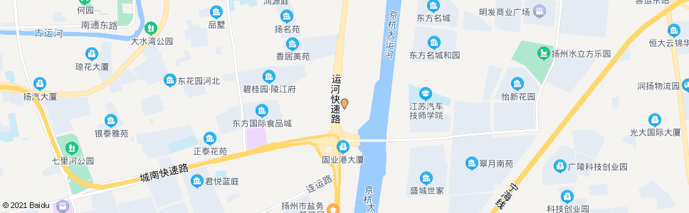 扬州商贸城_公交站地图_扬州公交_妙搜公交查询2024