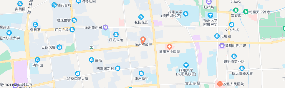 扬州江中(欧洲城)_公交站地图_扬州公交_妙搜公交查询2024