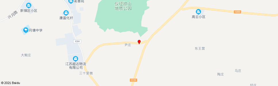 扬州捺山地质公园_公交站地图_扬州公交_妙搜公交查询2024