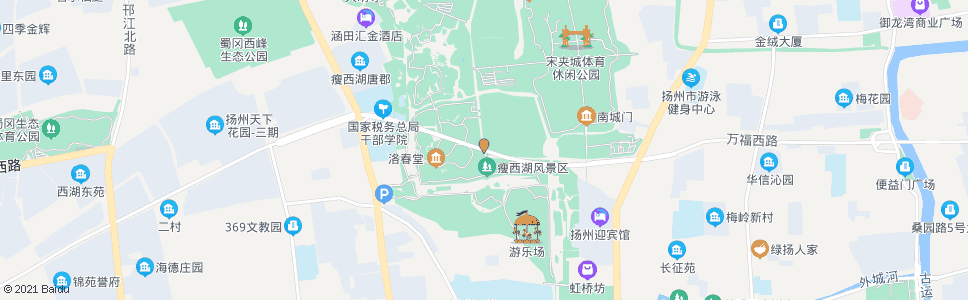 扬州五亭桥_公交站地图_扬州公交_妙搜公交查询2024