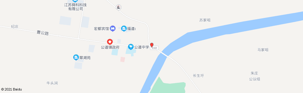 扬州公道桥西_公交站地图_扬州公交_妙搜公交查询2024