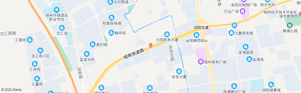 扬州长江路_公交站地图_扬州公交_妙搜公交查询2024