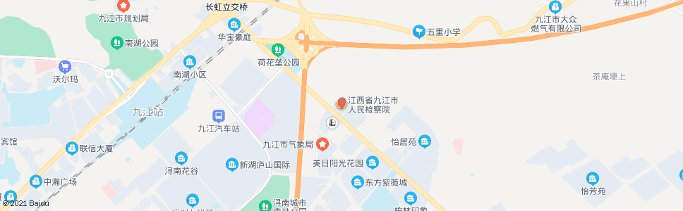 九江检察院_公交站地图_九江公交_妙搜公交查询2024