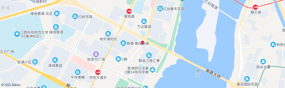 南昌凤凰南大道北口_公交站地图_南昌公交_妙搜公交查询2025