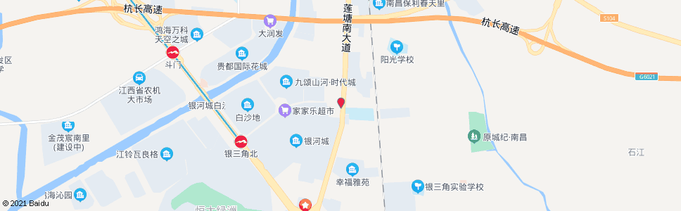 南昌莲塘南大道_公交站地图_南昌公交_妙搜公交查询2025