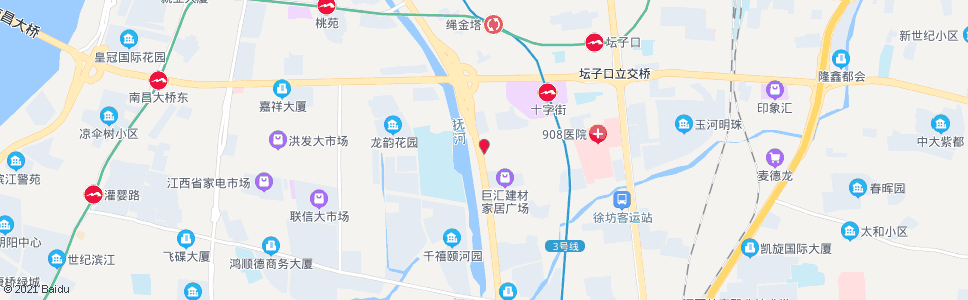 南昌博览城市场中路_公交站地图_南昌公交_妙搜公交查询2025