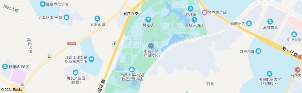 南昌前湖校区_公交站地图_南昌公交_妙搜公交查询2025