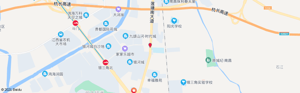 南昌银河城_公交站地图_南昌公交_妙搜公交查询2025