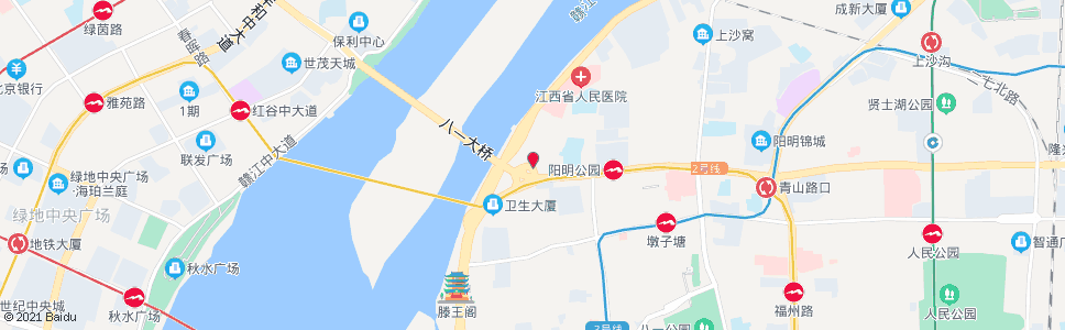 南昌下正街停车场_公交站地图_南昌公交_妙搜公交查询2025