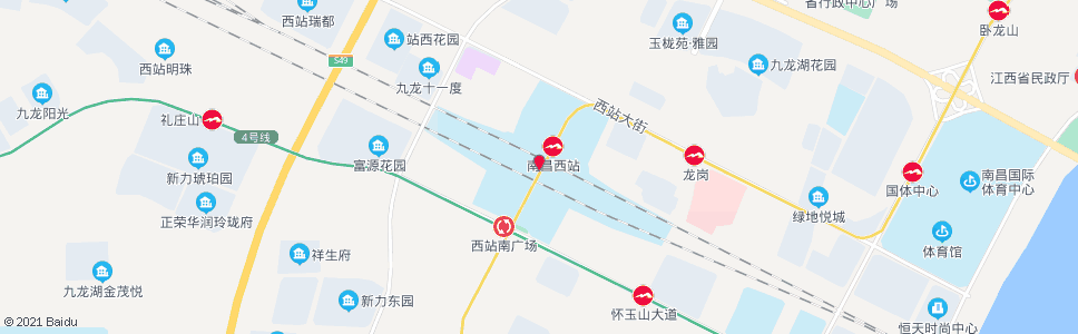 南昌孺子路口西_公交站地图_南昌公交_妙搜公交查询2025