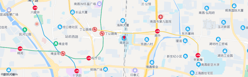 南昌北京路口_公交站地图_南昌公交_妙搜公交查询2025