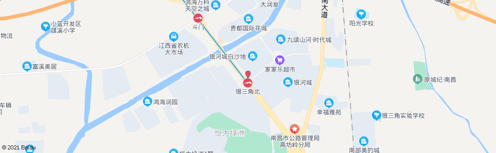 南昌银河城停车场_公交站地图_南昌公交_妙搜公交查询2025