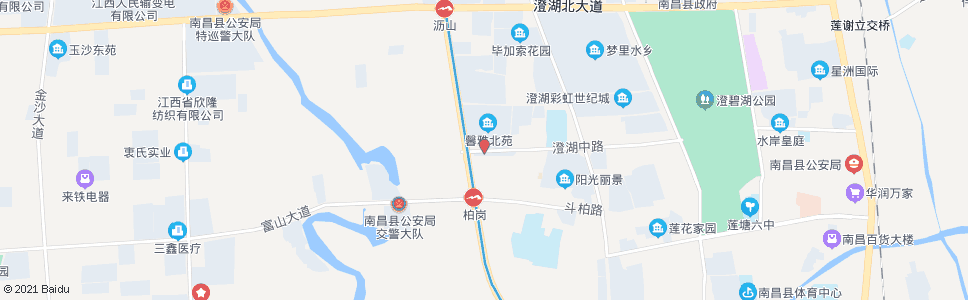 南昌澄湖中路西口_公交站地图_南昌公交_妙搜公交查询2025